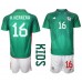 Cheap Mexico Hector Herrera #16 Home Football Kit Children World Cup 2022 Short Sleeve (+ pants)